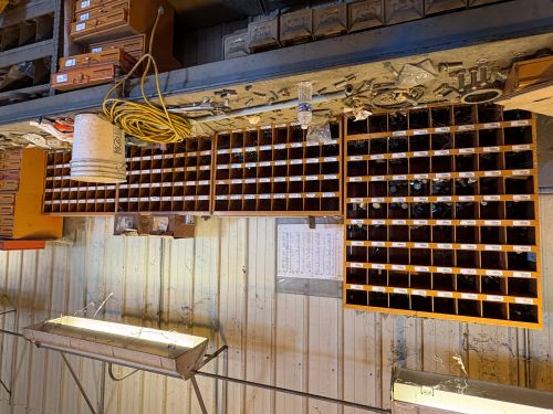 Lot of Bolt Bins
